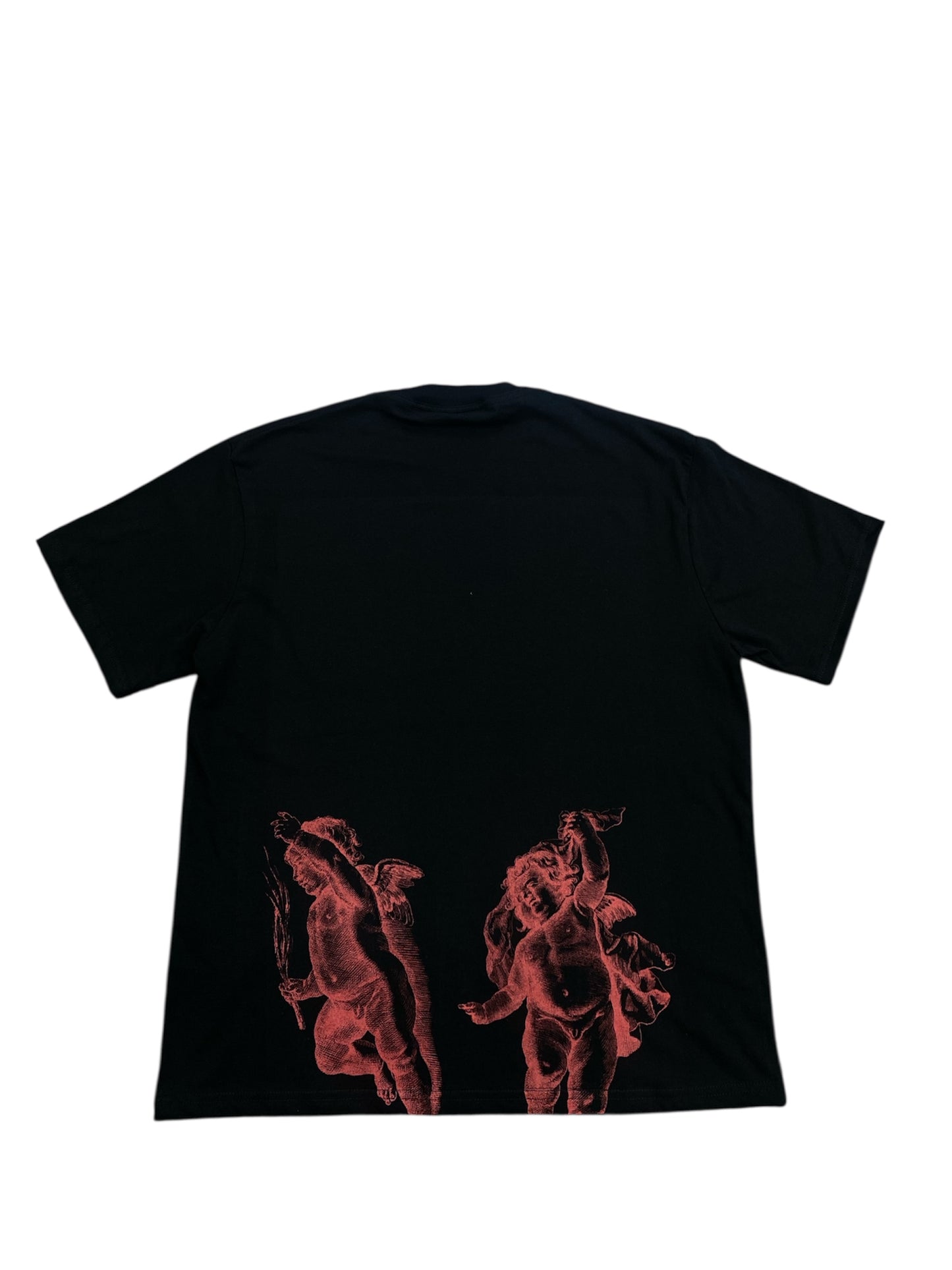 Black Tee Angels Back