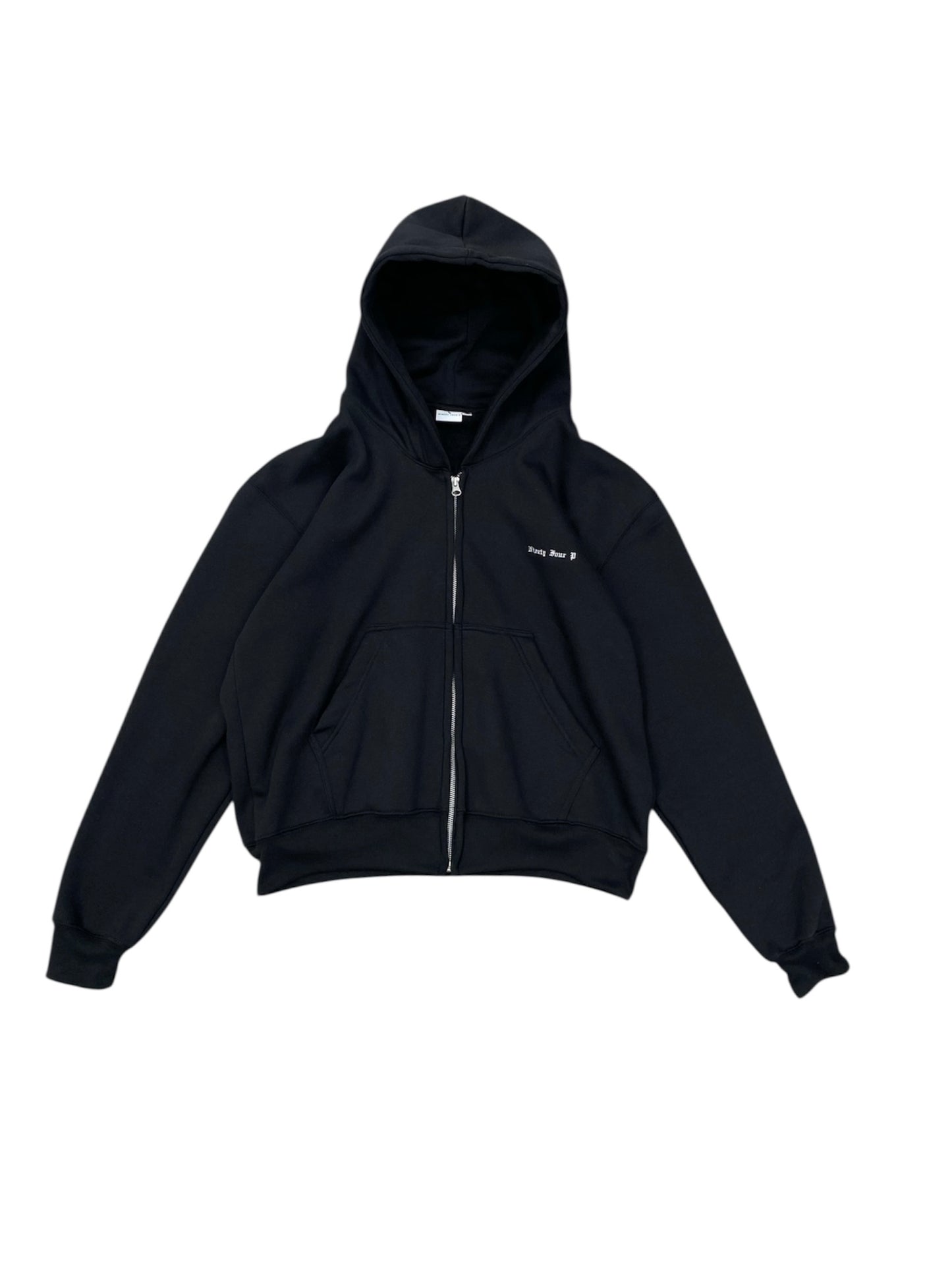 Black Zipper Hoodie