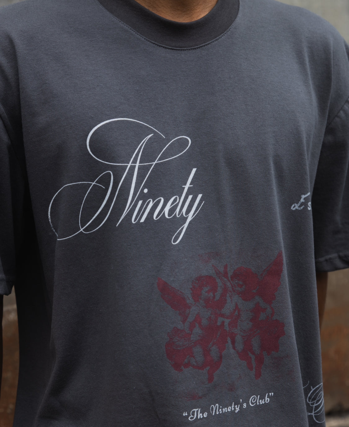 Grey Tee “the 90’s club”