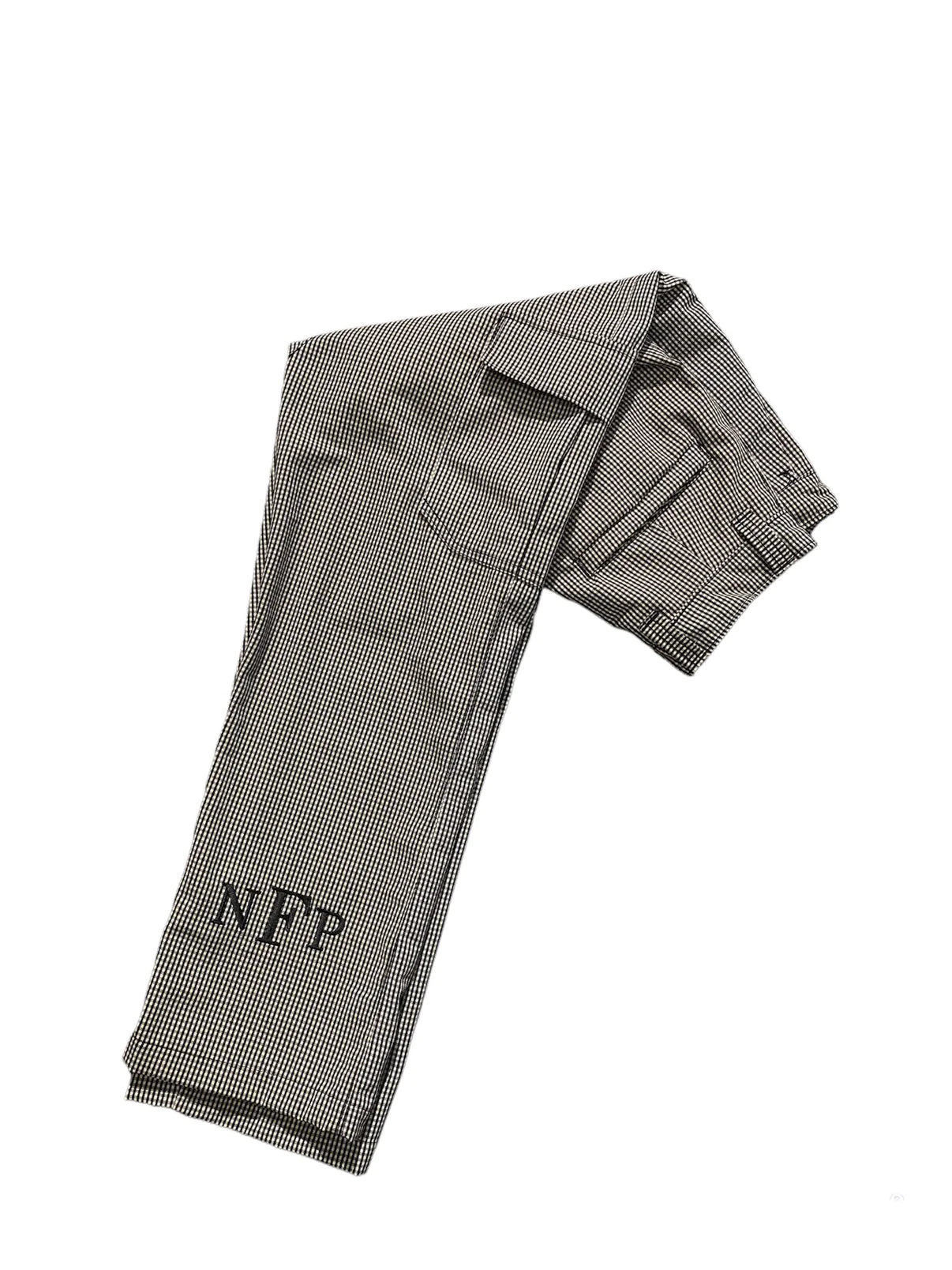 Black & White Cargo Pants