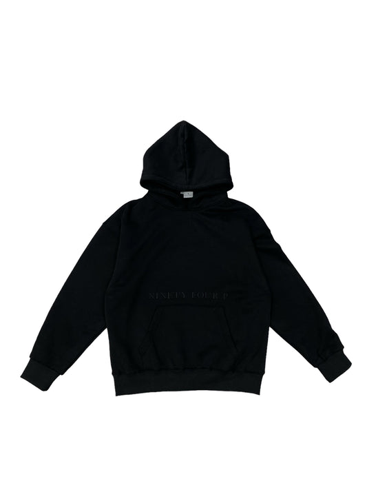 Black/Black Hoodie NINETY FOUR P