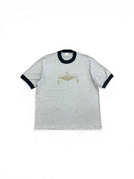 Grey Ringer Tee 90’s Club