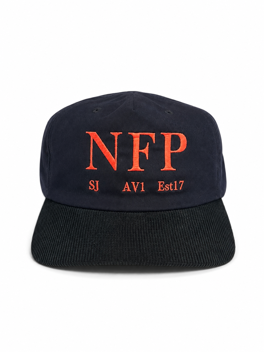 Black Corduroy Hat NFP