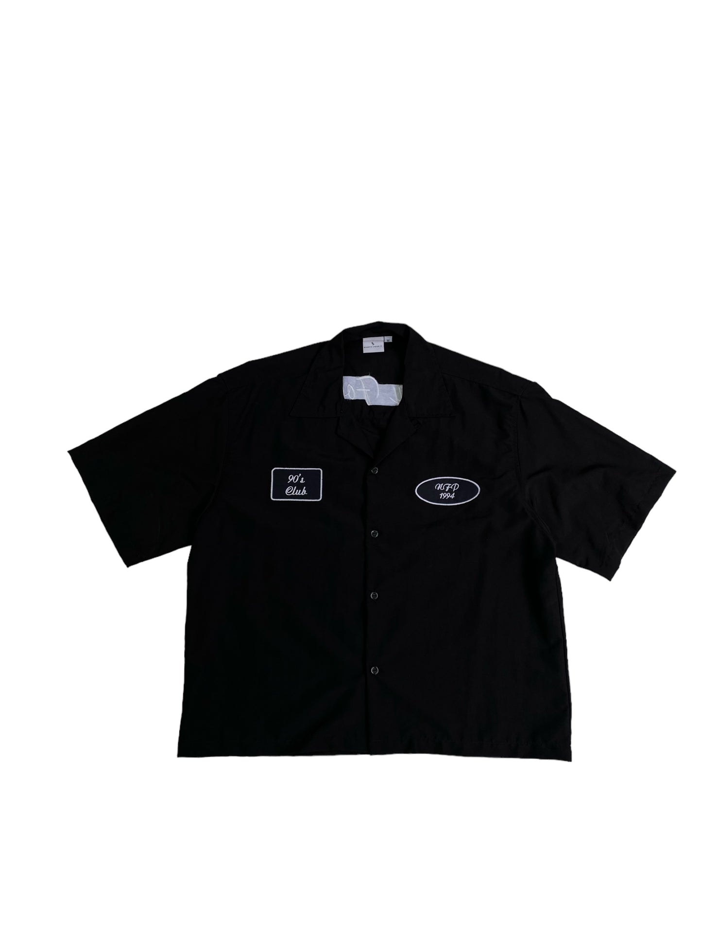 Black Boxy Shirt , 90’s Club