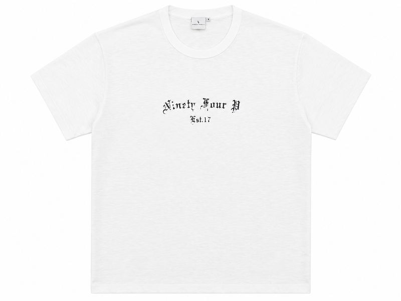 White Slub Tee