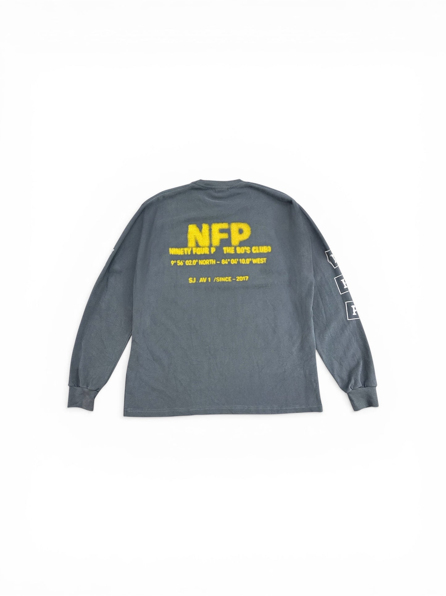 Grey Longsleeve Tee Location NFP