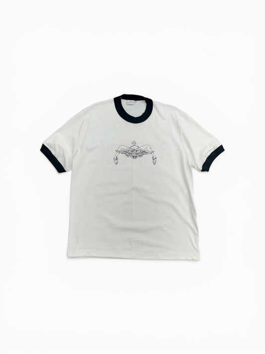 White Ringer Tee 90’s Club
