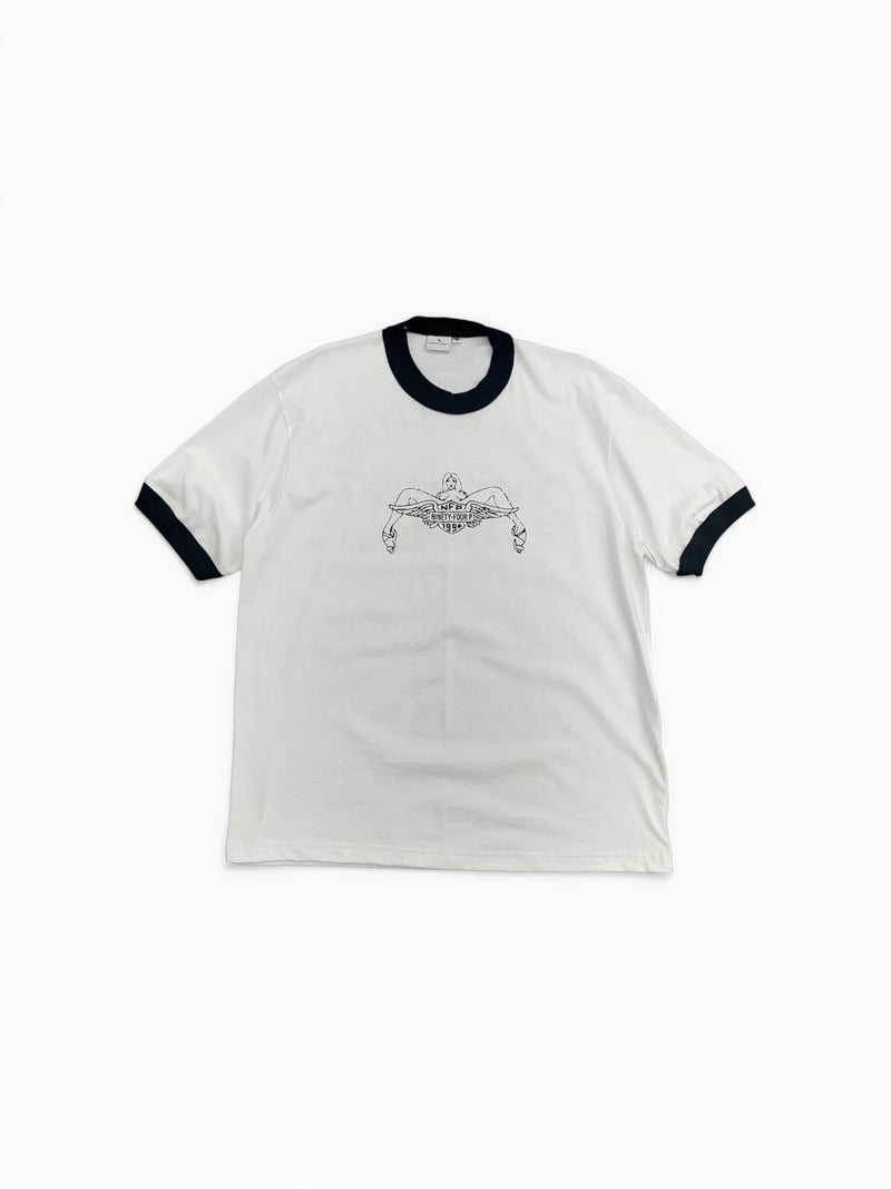 White Ringer Tee 90’s Club