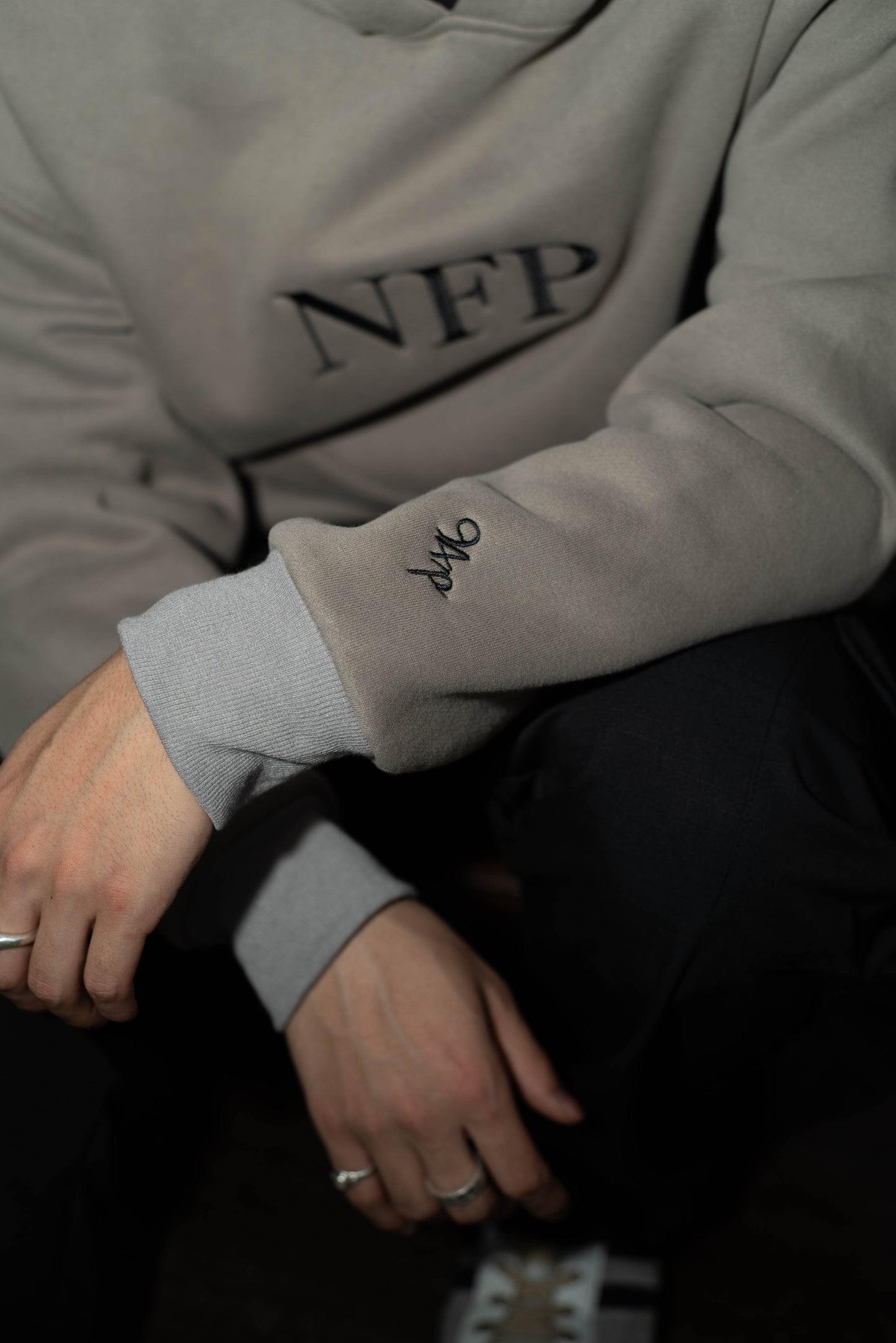 Grey / Black NFP Hoodie