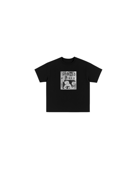 Ninety Four P x Stand By Black Tee