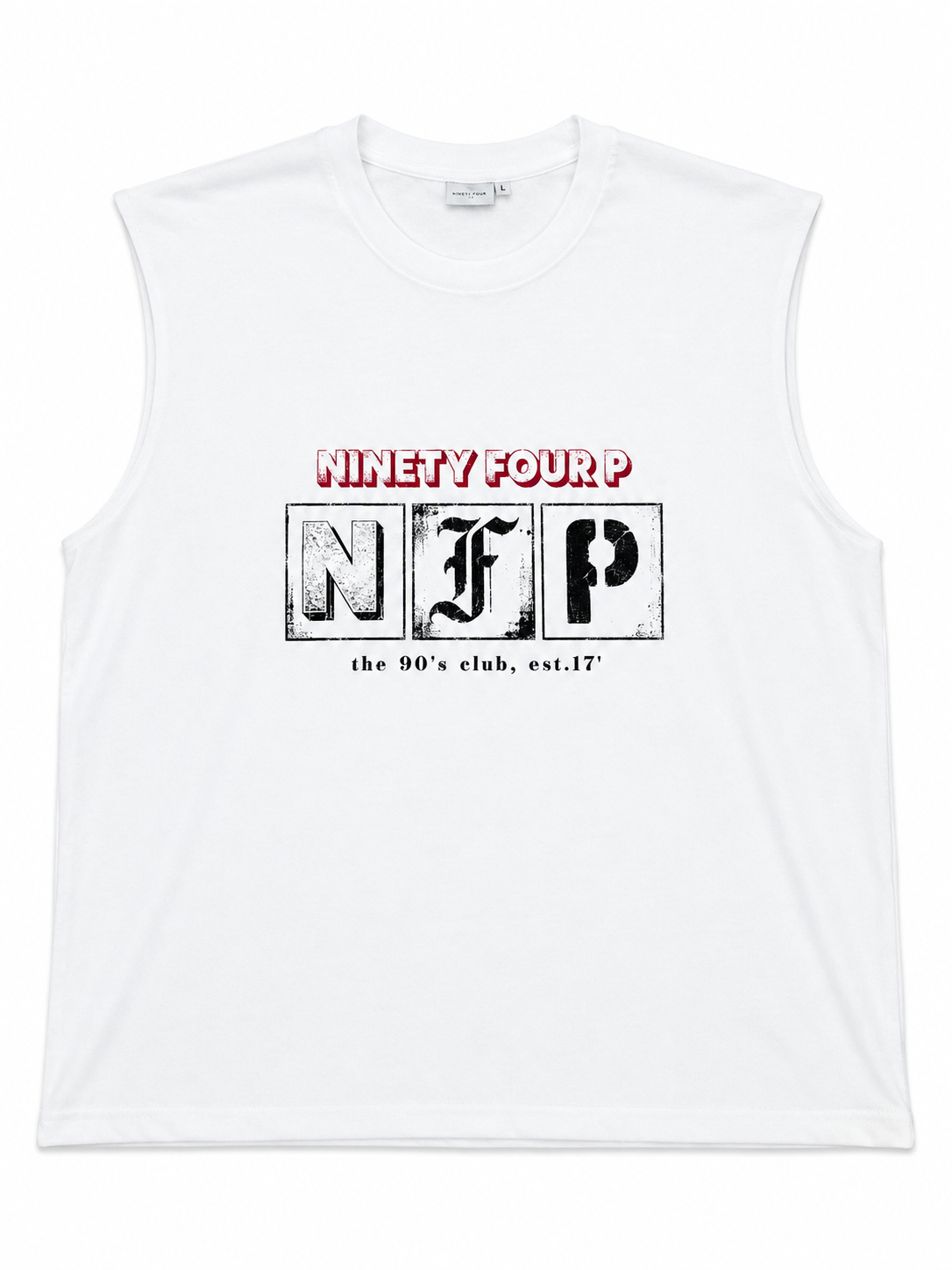 Tank Top Tee White NFP