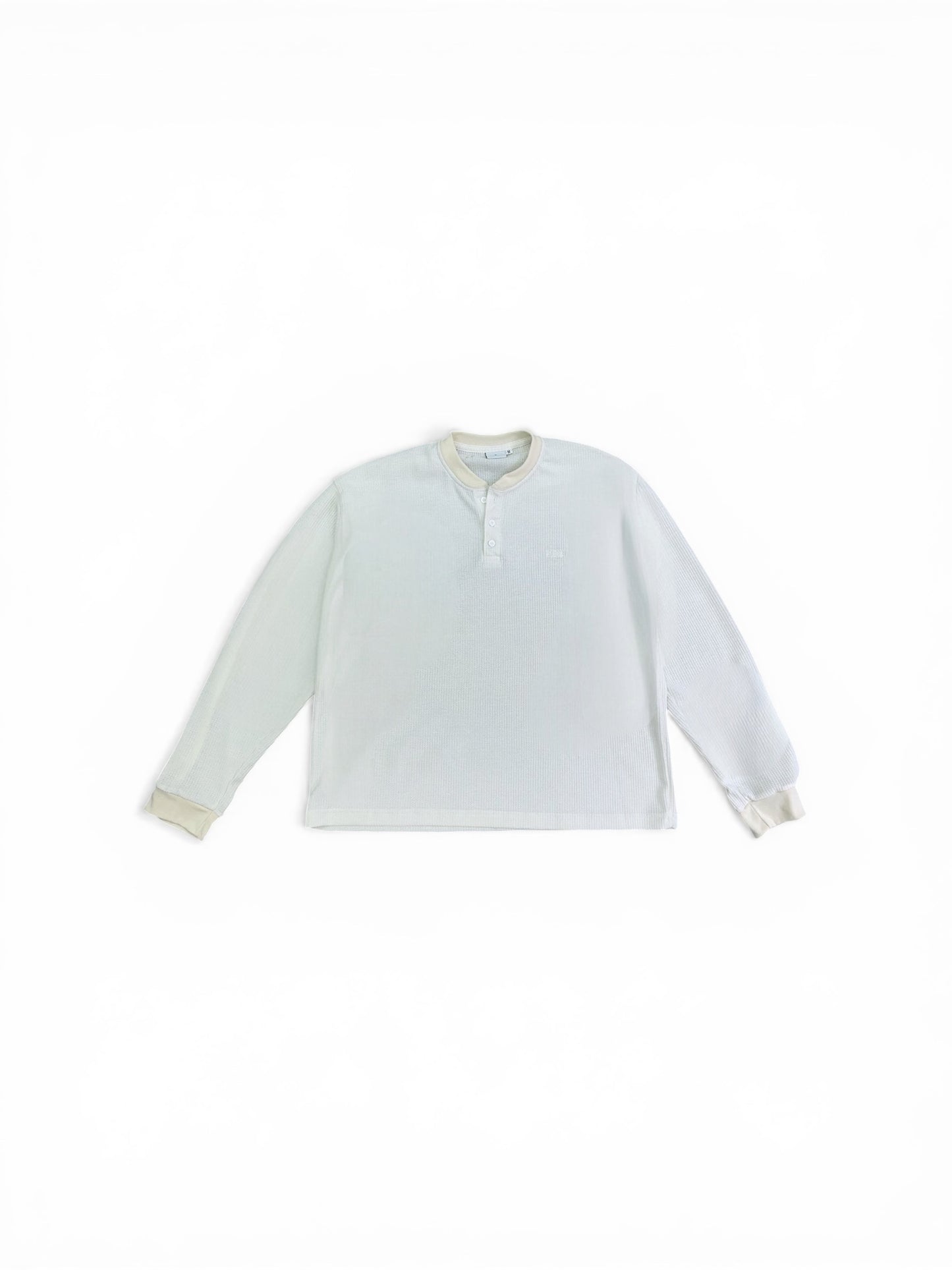 White Thermal Henley Longsleeve NFP