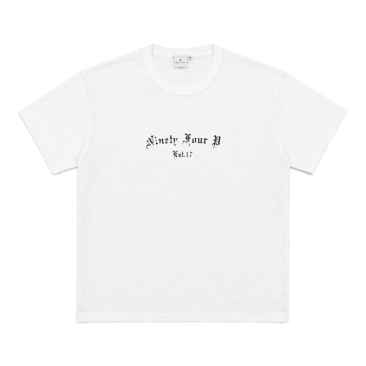 White Slub Tee