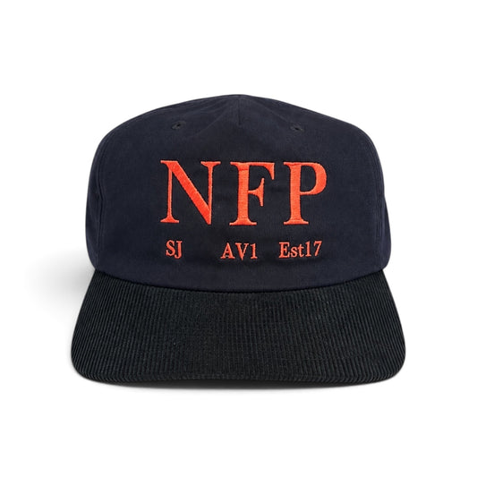 Black Corduroy Hat NFP